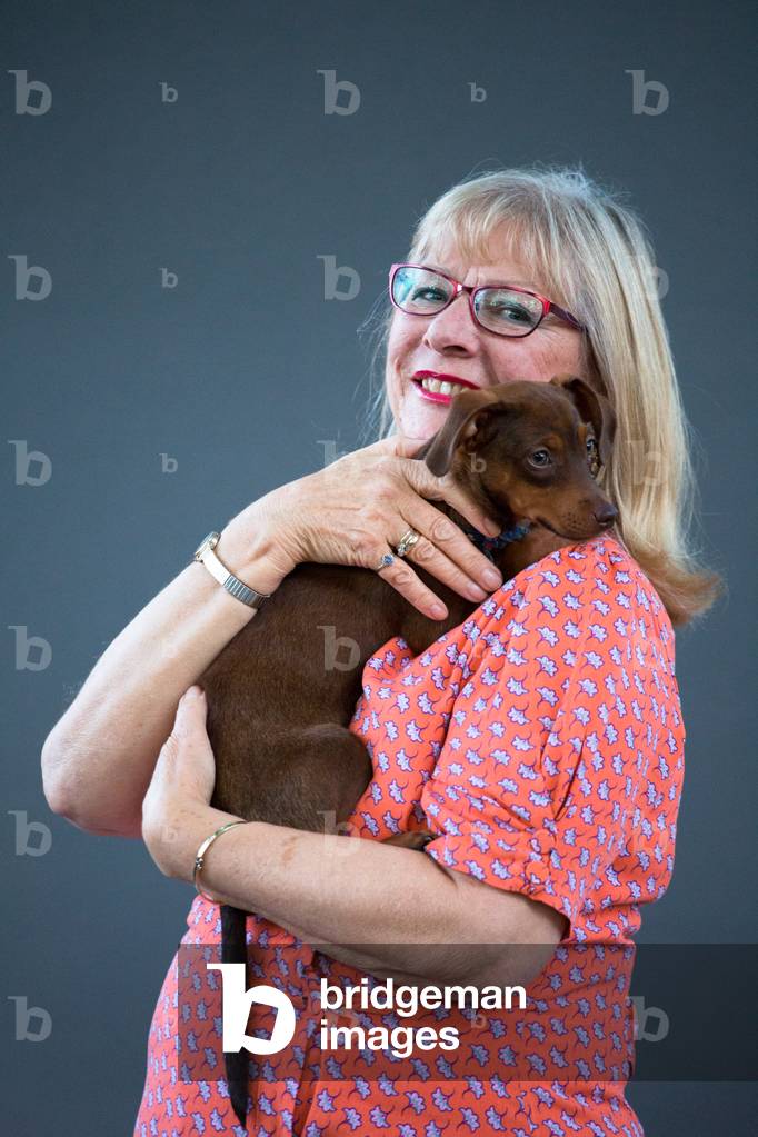 Alex Gray, English crime writer, Edinburgh International book festival, August 2019 (photo)