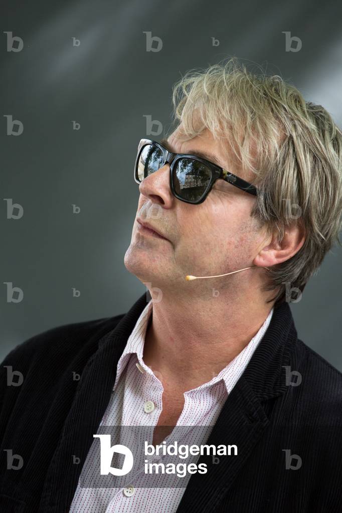 Julian Clary, English comedian, actor, presenter and novelist, Edinburgh International book festival, August 2019 (photo)