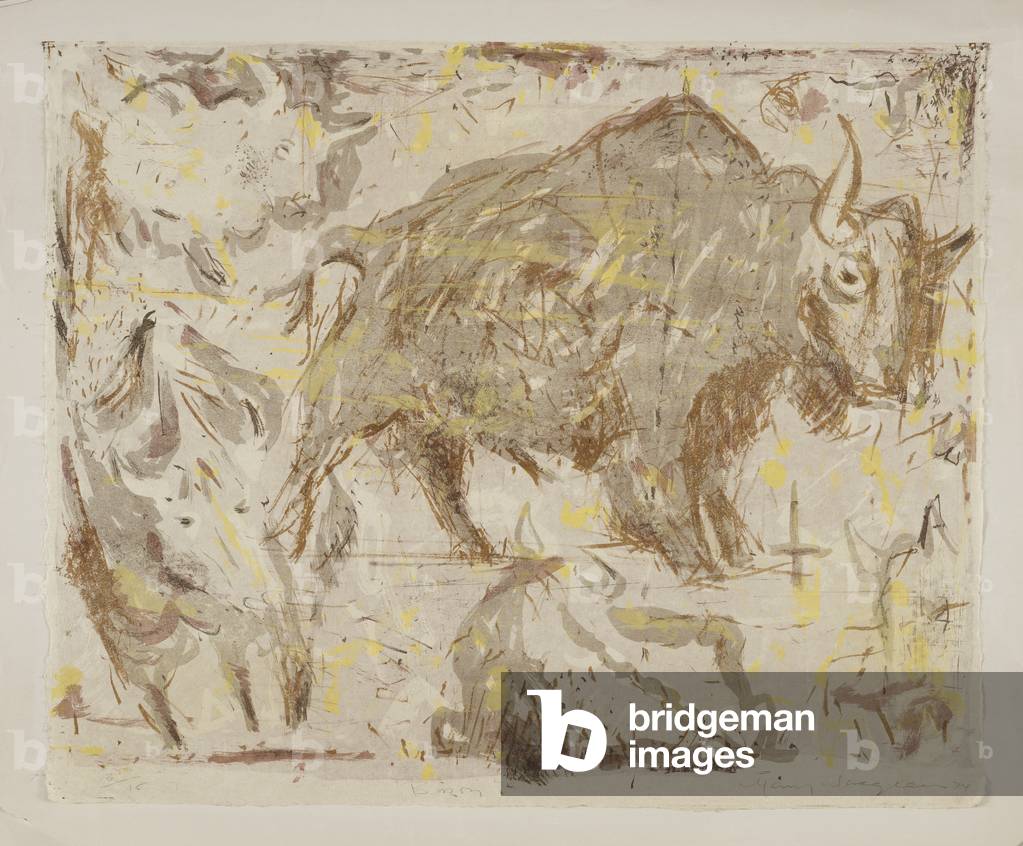 Bison, 1974 (print)