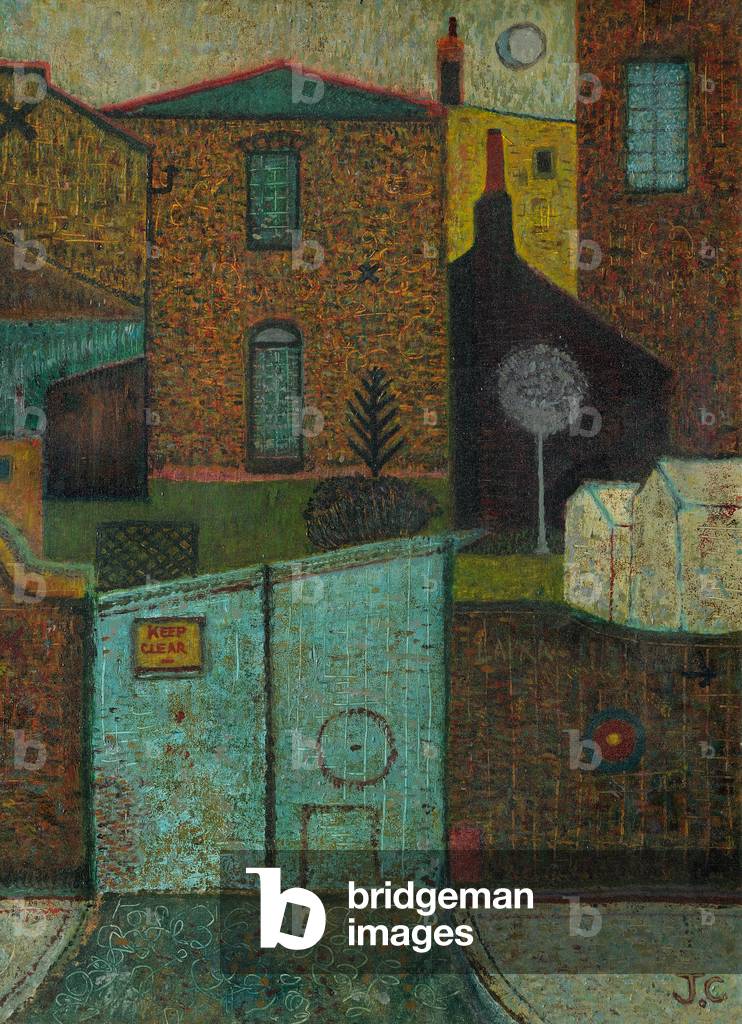 Blue Gates, Charlton Village, 1974 (6 August) (painting)