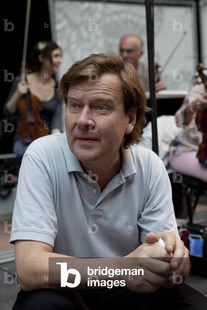Magnus Lindberg during performance of Kraft