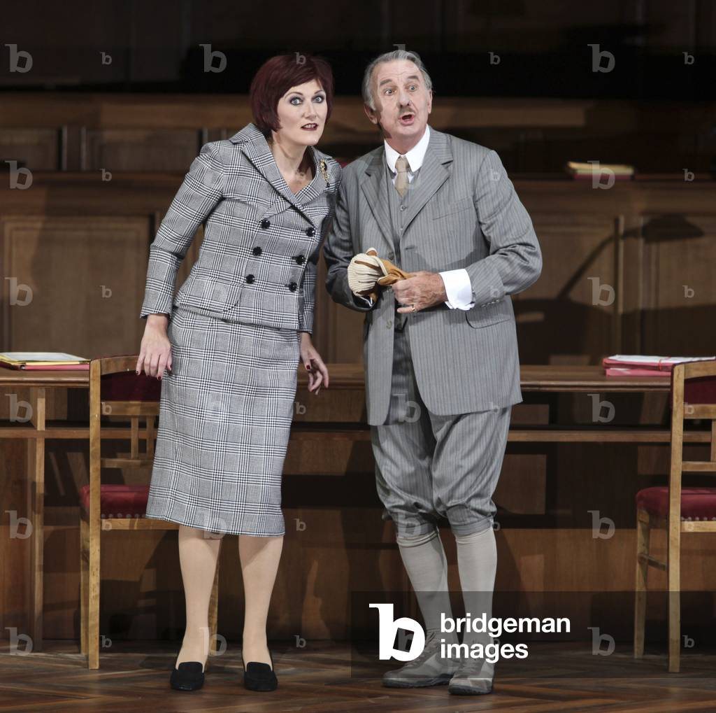 Angela Denoke and Ryland Davies in The Makropulos affair