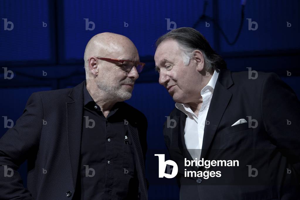 Brian Eno and Peter Weibel, November 2014
