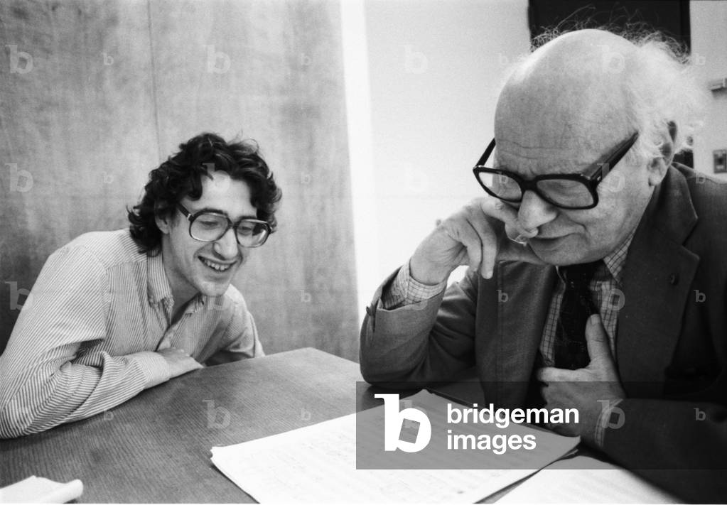 Milton Babbitt at Julliard School, 1986