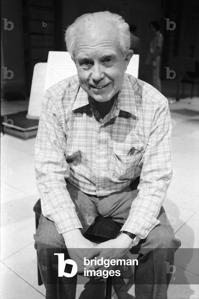 Elliott Carter, American Composer, at Ircam