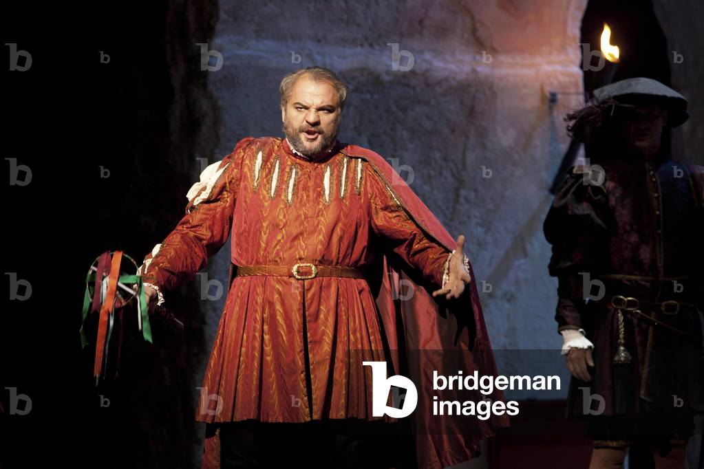 Giuseppe Verdi 's opera Rigoletto. January 2012.