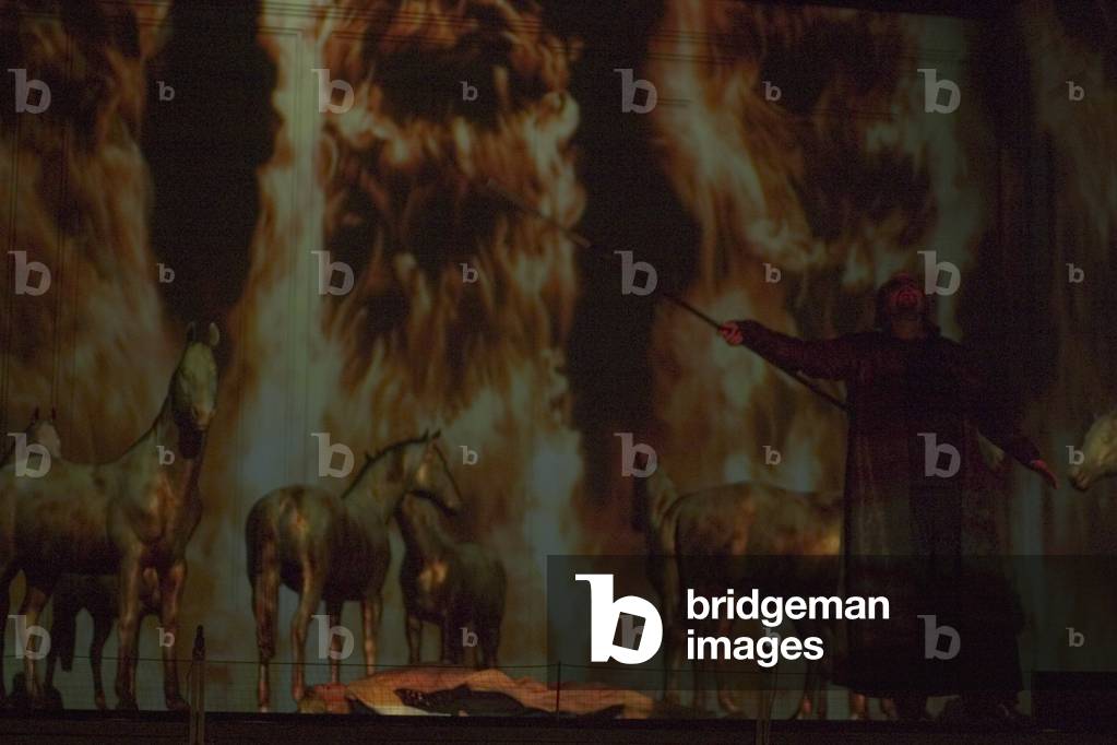 Final scene from Wagner's opera Valkyrie