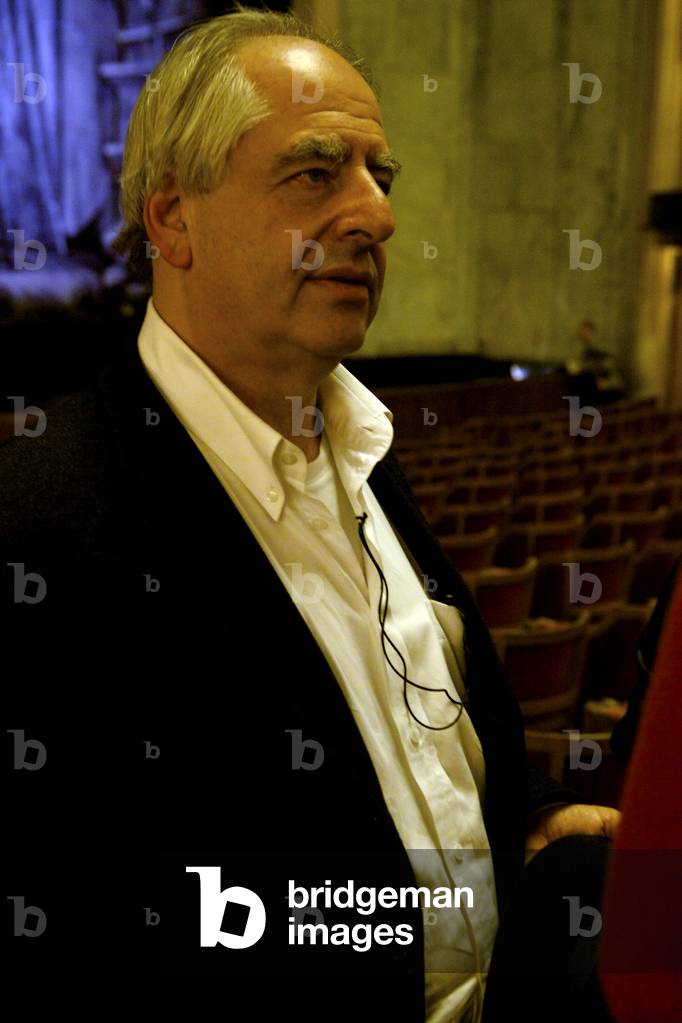 William Kentridge after the performance of The Magic Flute by Mozart, Paris 2011