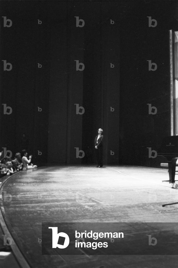 Krystian Zimerman on stage