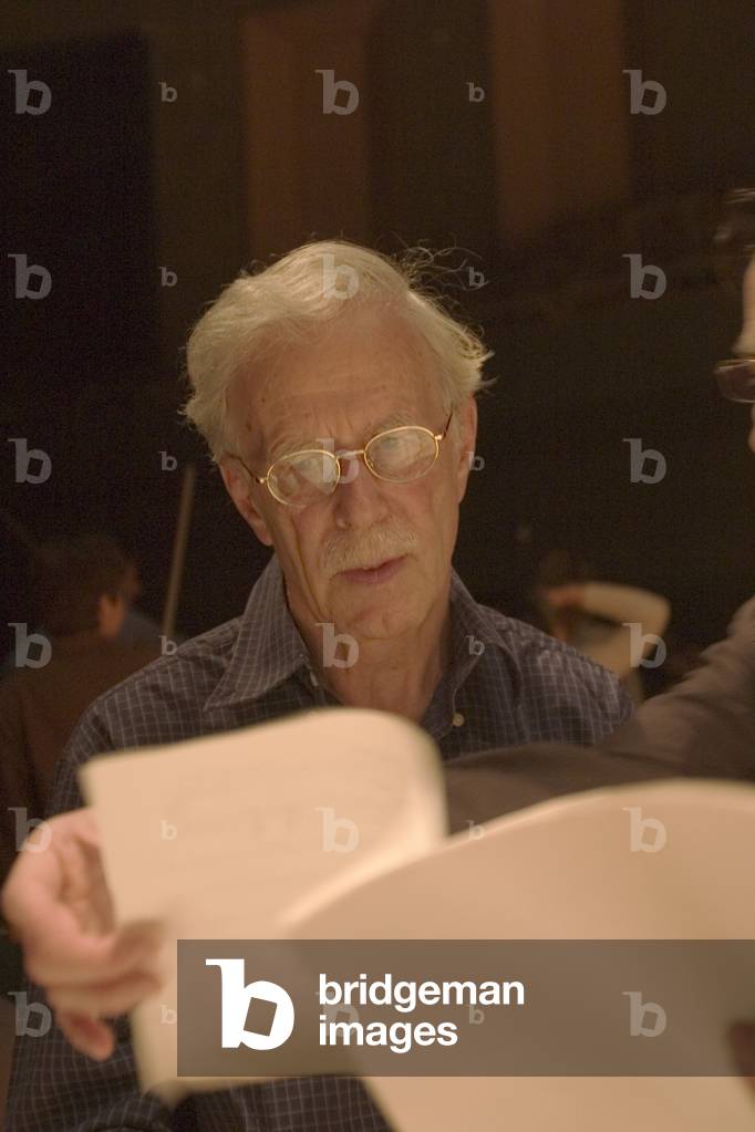 Jonathan Harvey at rehearsal in 2008