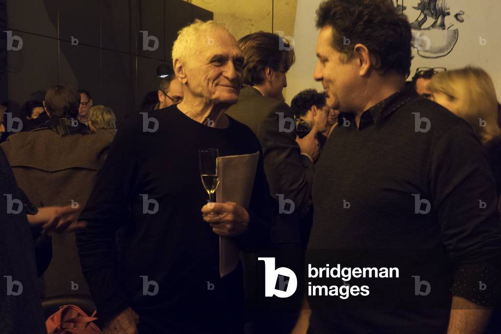 John Giorno with Jean Deloisy, 2015