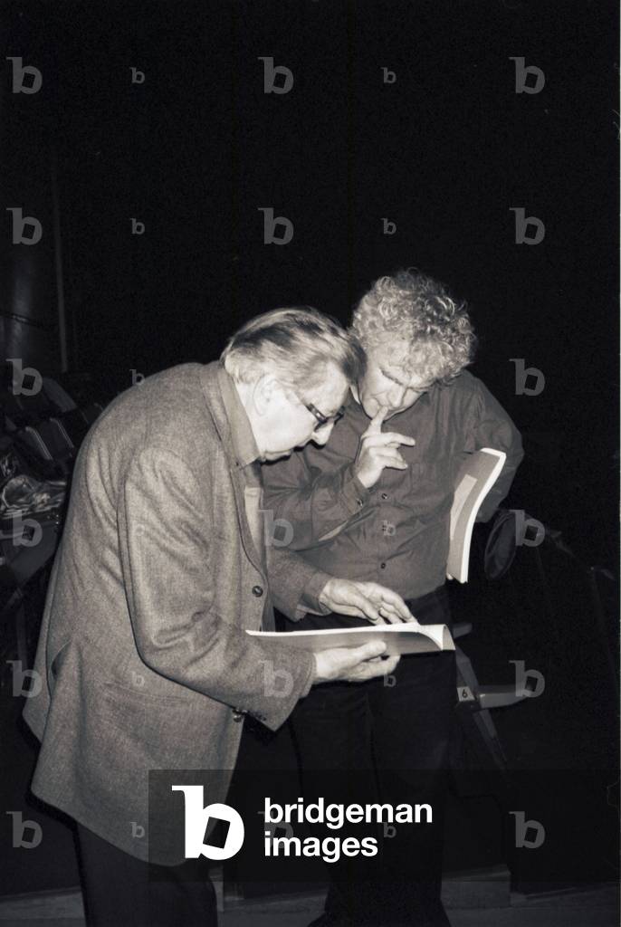 Henri Dutilleux (left) and