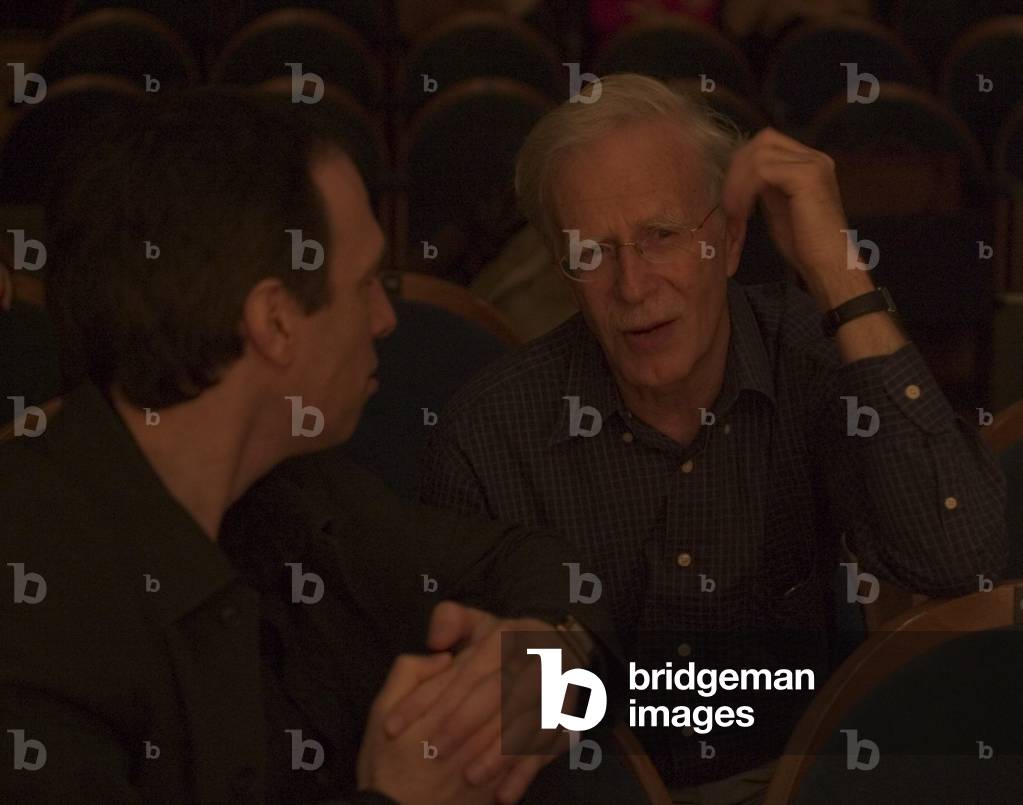 Jonathan Harvey at rehearsal in 2008