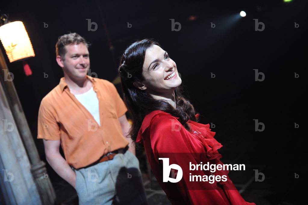 Barnaby Kay as Mitch and Rachel Weisz (photo)