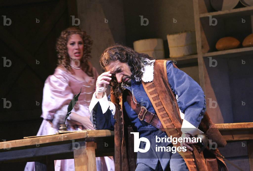 Franco Alfano 's opera 'Cyrano de Bergerac' - Placido Domingo as Cyrano, Royal Opera House, Covent Garden, London (photo)