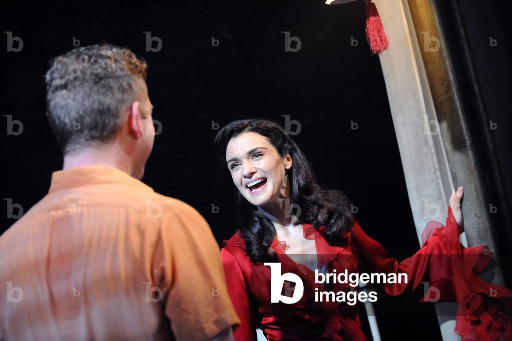 Rachel Weisz as Blanche Dubois and Barnaby Kay (photo)