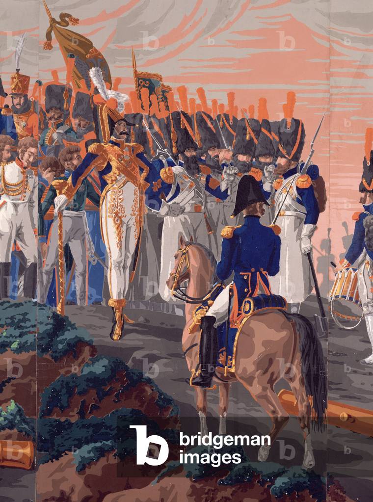 Image of Detail of 'The Battle of Austerlitz', a panoramic wallpaper