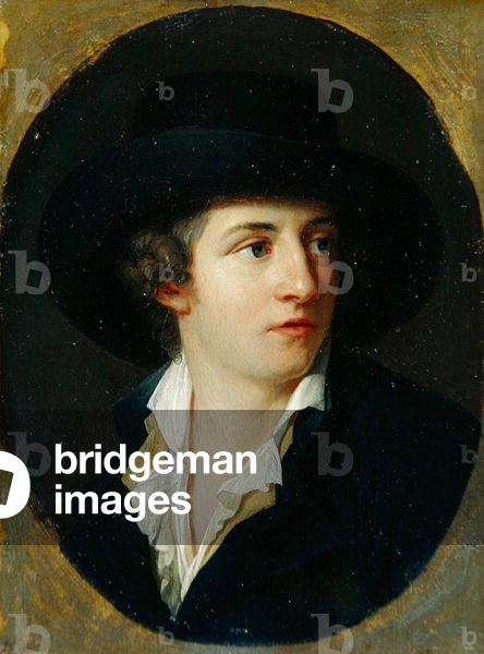 Portrait of Johann Christian Ruhl, 1789 (oil on lead-tin alloy)