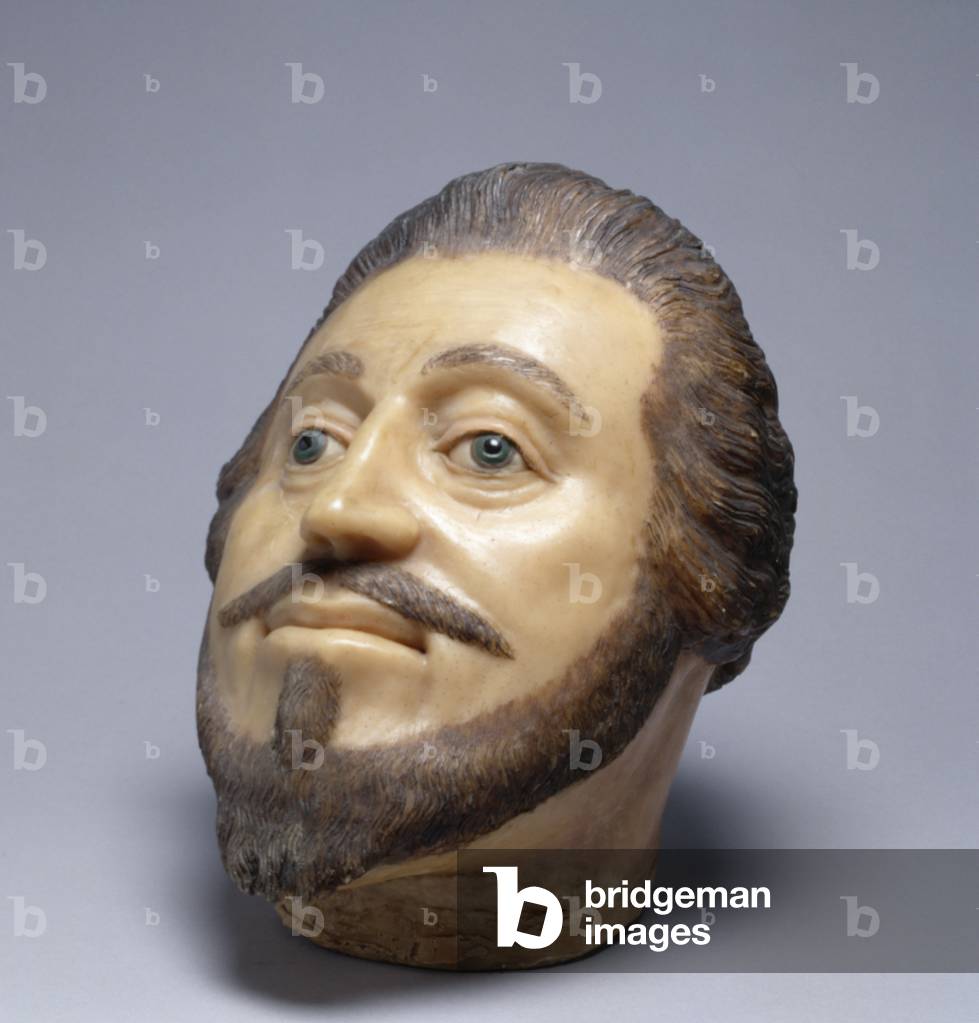 Landgrave Moritz of Hesse, 1600-25 (wax, glass and hair)