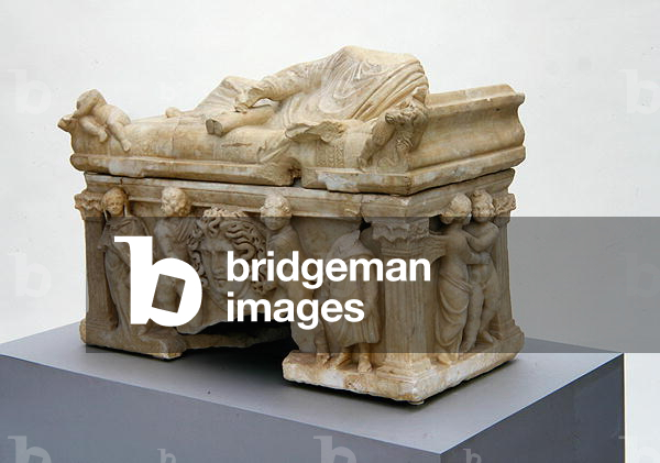 Roman sarcophogus, c.170 AD (marble)