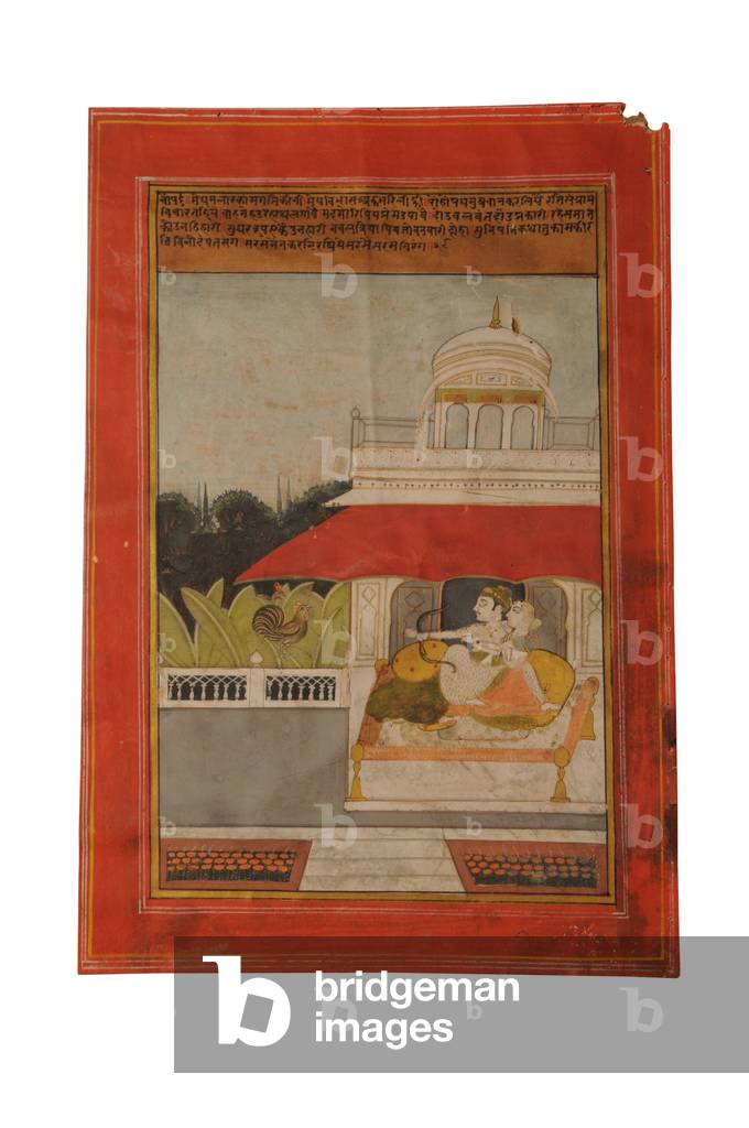 Ragamala miniature painting, Rajasthan probably Bundi, early 19th century (gouache on paper)