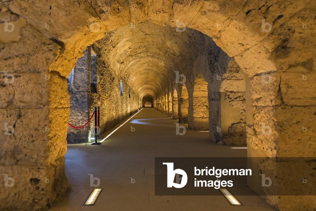 Aosta, Italy.  The cryptoporticus.