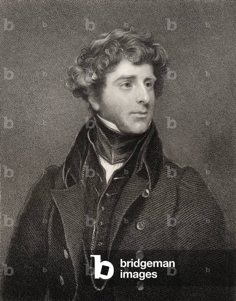 George James Agar-Ellis, 1st Baron Dover, inciso da E. Scriven (1775-1841), da 'National Portrait Gallery, vol