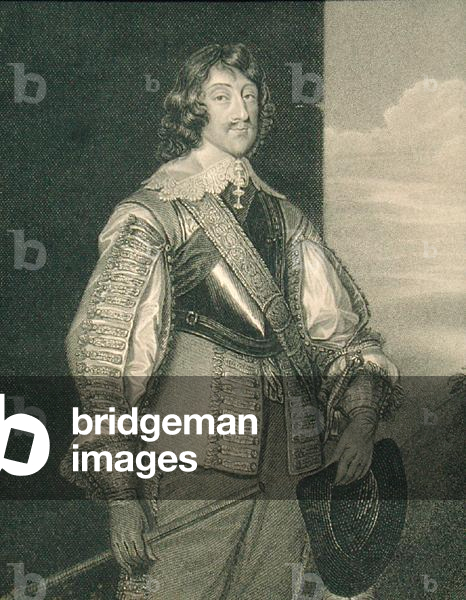 porträt von sir henry reich (1590-1649), 1st Graf von holland, von 'Lodge's britisch porträts', 1823 (graviere