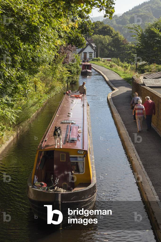 Llangollen, Wales. Llangollen canal.