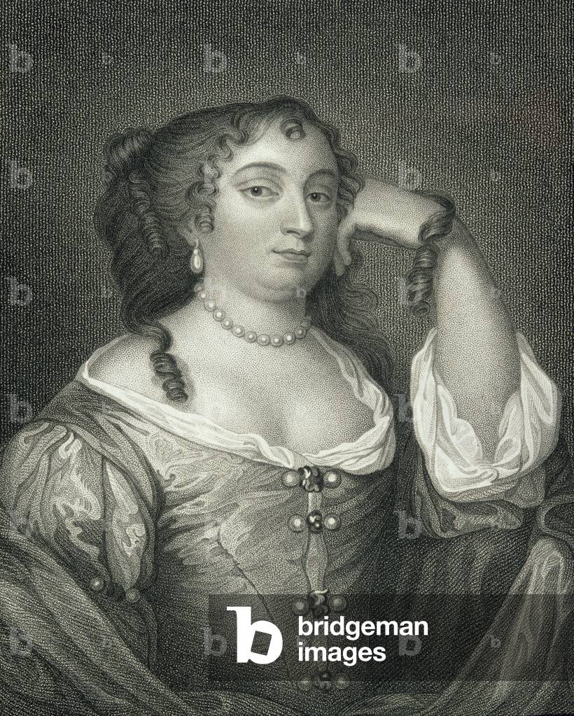 Bild von Druck "Porträt von Anne Hyde", 1823 von English School