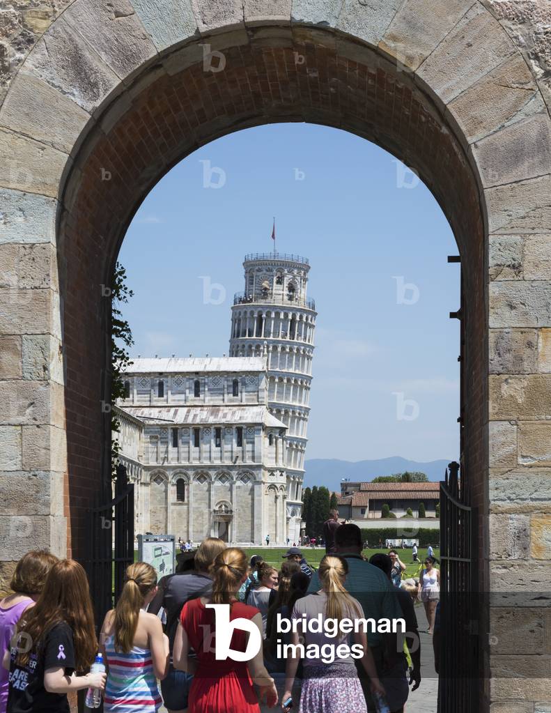 Cathedral and Leaning Tower, Pisa, Tuscany, Italy   (photo)