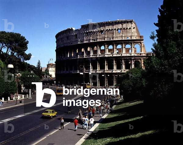 View of the Colosseum, AD 80 (stone)