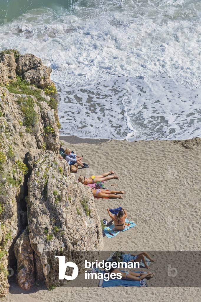 Burriana beach, Nerja, Costa del Sol, Spain (photo)
