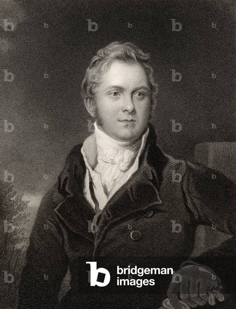 Friedrich Klo Robinson, 1. Graf von Ripon, graviert von J. Jenkins, aus 'National Portrait Gallery, Band II', 
