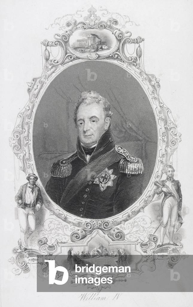 Wilhelm IV. (1765-1837) König von Großbritannien, Irland und Hannover (gravieren)