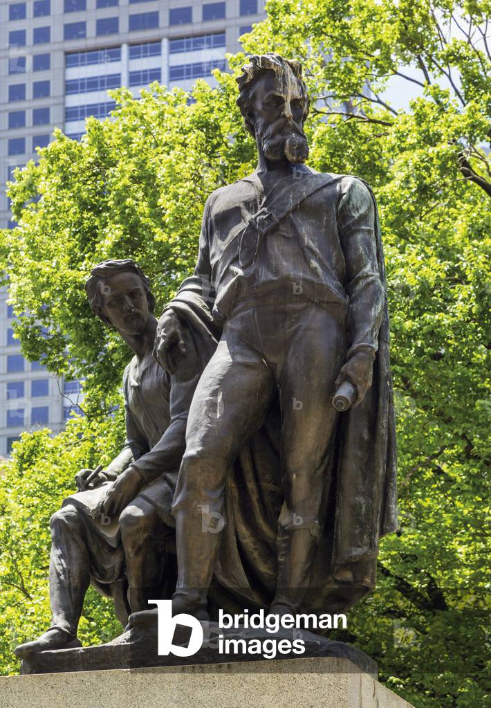 Monument to Burke and Wills, Melbourne, Australia (photo)