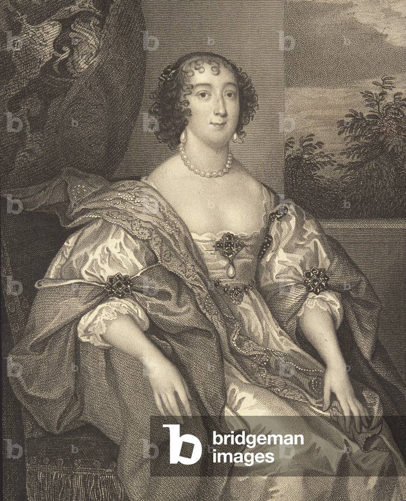Portrait of Dorothy Percy, Countess of Leicester (c.1598-1659), from 'Lodge's British Portraits', 1823 (litho)