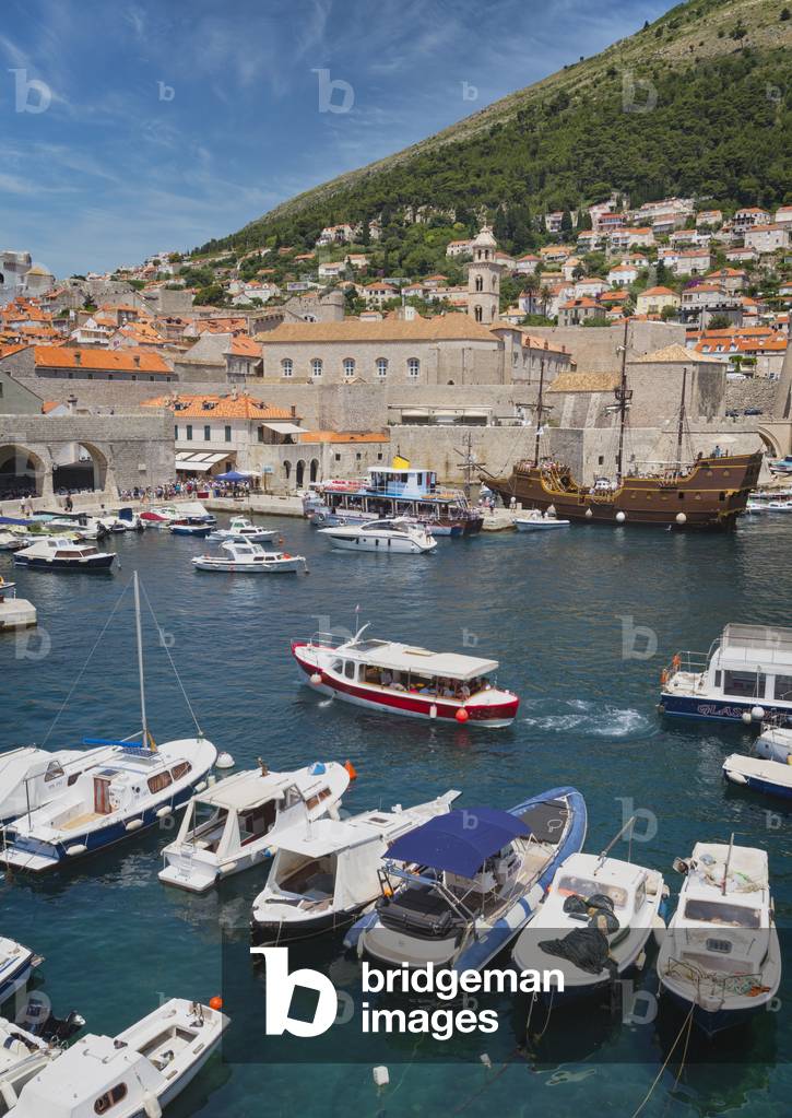 Boats in the Old Port, Dubrovnik, Dubrovnik-Neretva County, Croatia (photo)