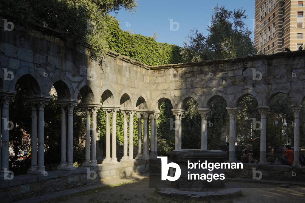 Cloisters of Sant'Andrea, Genoa, Italy (photo)