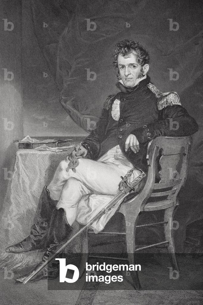 Porträt von David Porter (1780-1843) (litho)