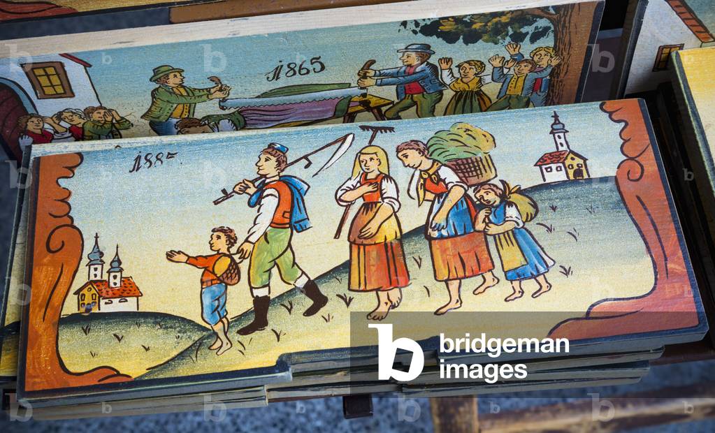 Beehive panels, Slovenia. (photo)