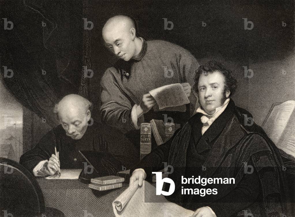 Bild von Druck "Robert Morrison", 19. Jahrhundert von George Chinnery