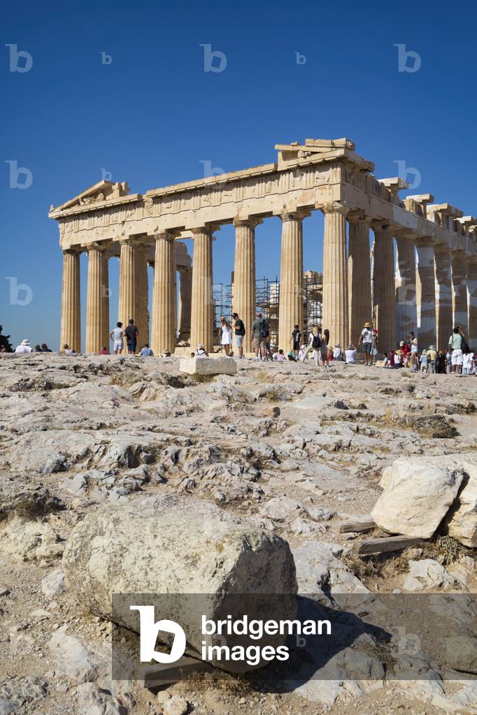 Athens, Greece.  The Parthenon on the Acropolis. (photo)