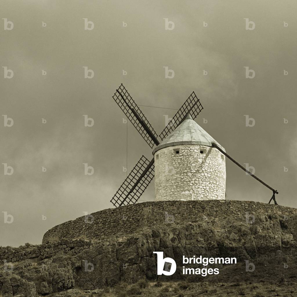 Windmills, Consuegra, Toledo Province, Castile-La Mancha, Spain (photo)