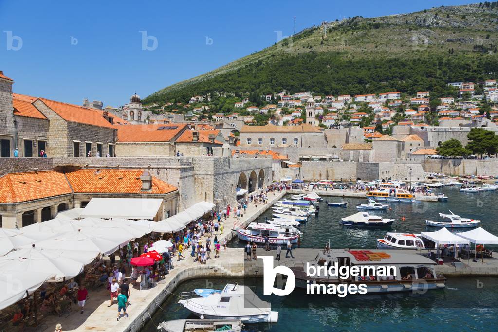 Boats in the Old Port, Dubrovnik, Dubrovnik-Neretva County, Croatia (photo)