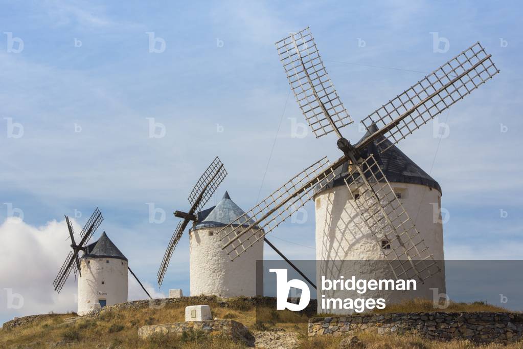 Windmills, Consuegra, Spain. (photo)