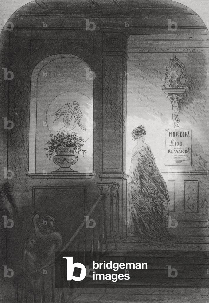Schatten, illustration von 'Bleak House' von Charles Dickens (1812-70) veröffentlicht 1853 (litho)