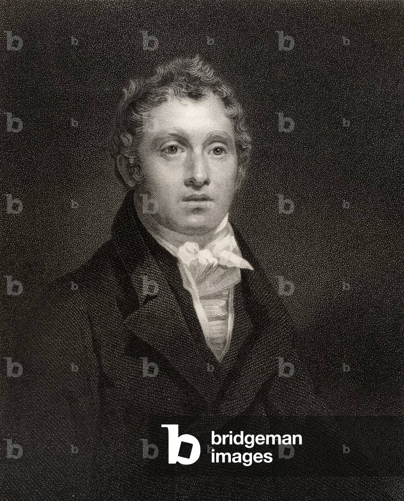 Bild von Druck "Sir David Brewster", 19. Jahrhundert von Henry Raeburn, b/w