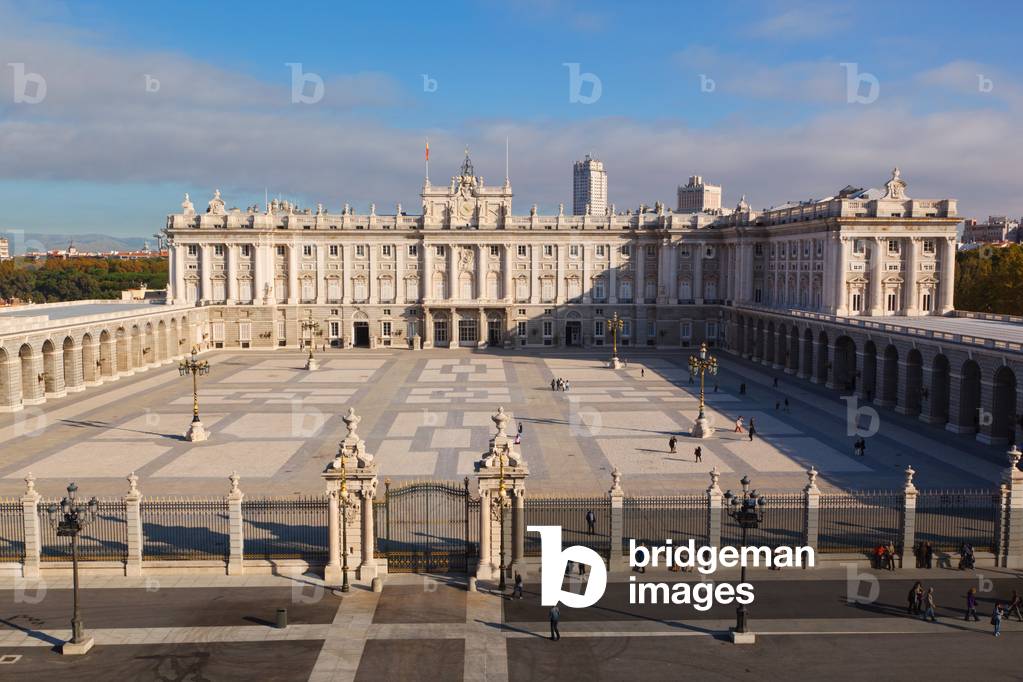 Madrid, Spain.  Palacio Real.  The Royal Palace.

