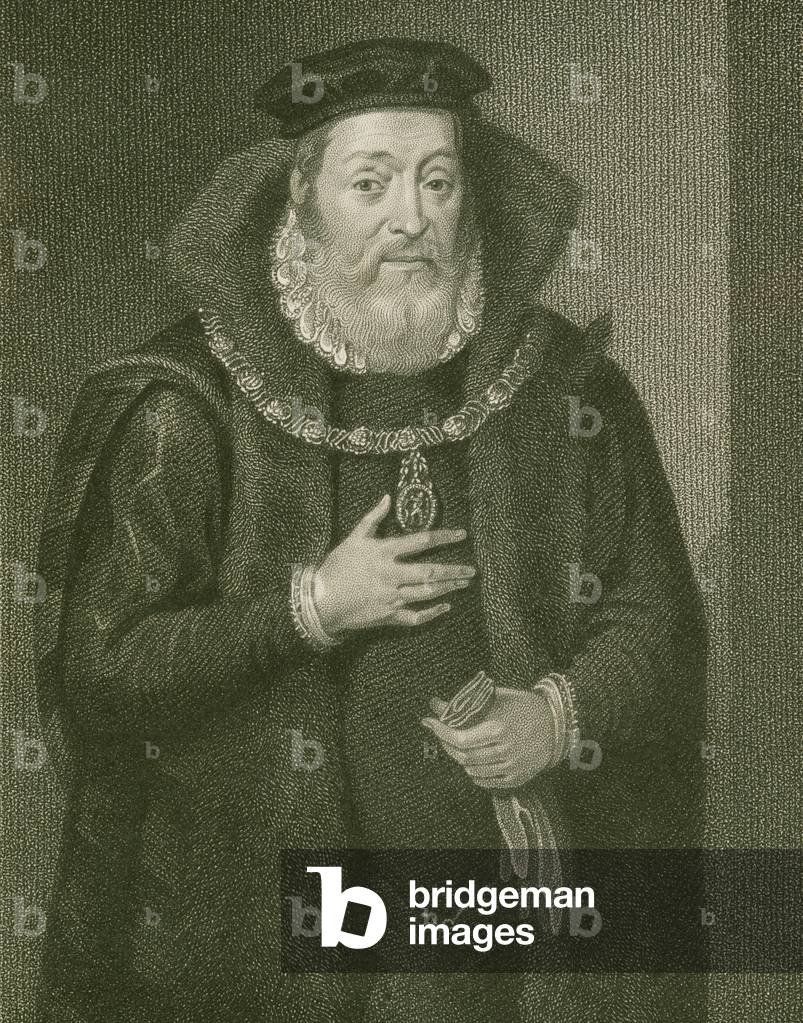 porträt von james hamilton (1517-1575) 2nd Graf von arran, von 'Lodge's britisch porträts', 1823 (gravieren)